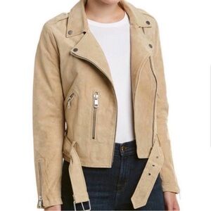 Bagatelle Genuine Suede Moto Jacket